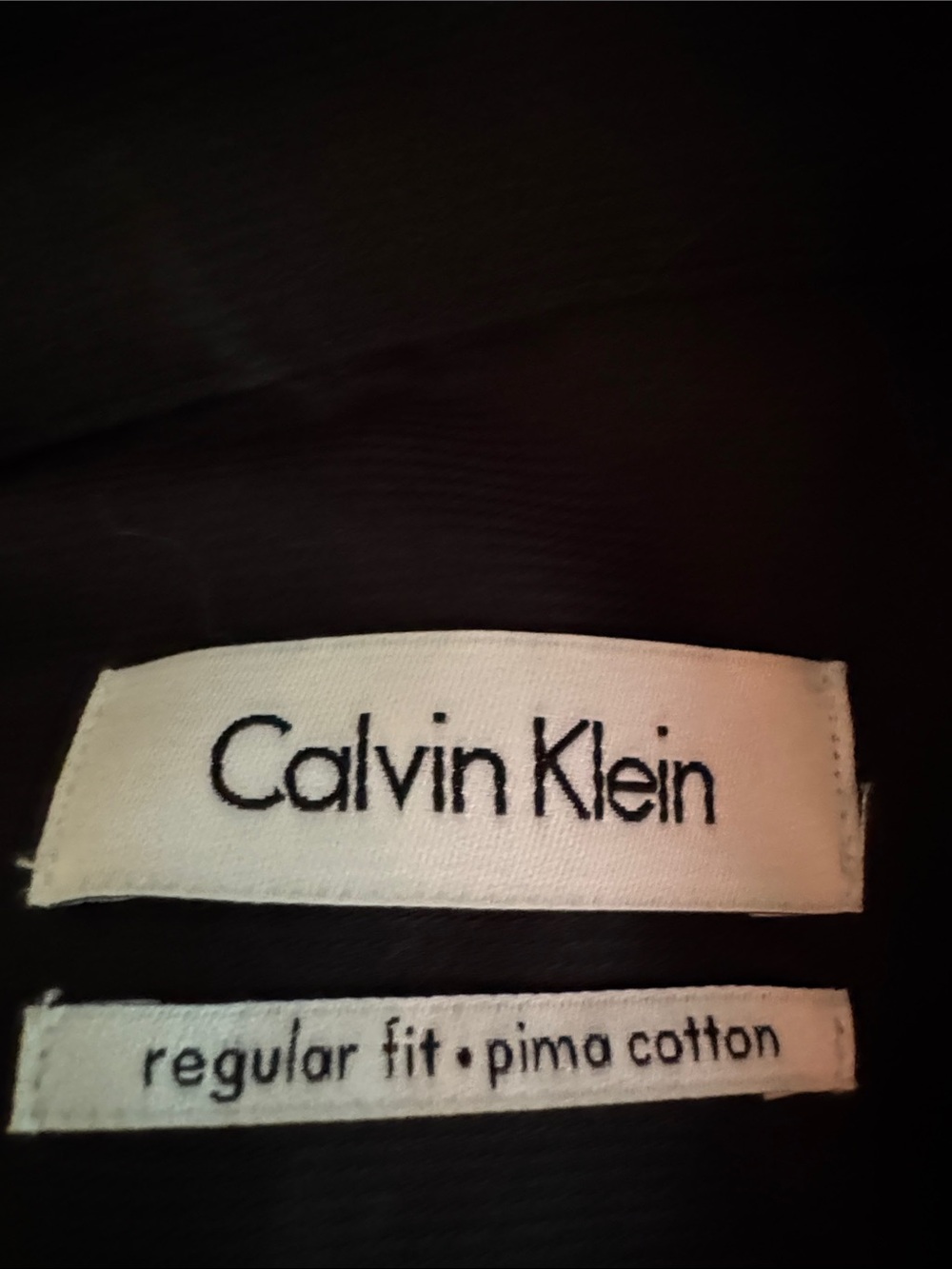 Calvin Klein Men’s Black Button-Up Dress Shirt - Picture 4 of 6